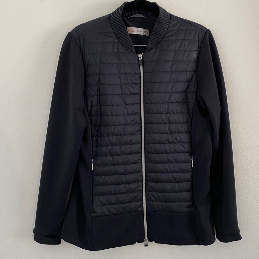 KJUS Women's Retention 2.0 Jacket Black Puffer Lightweight Jacket Size 40 L